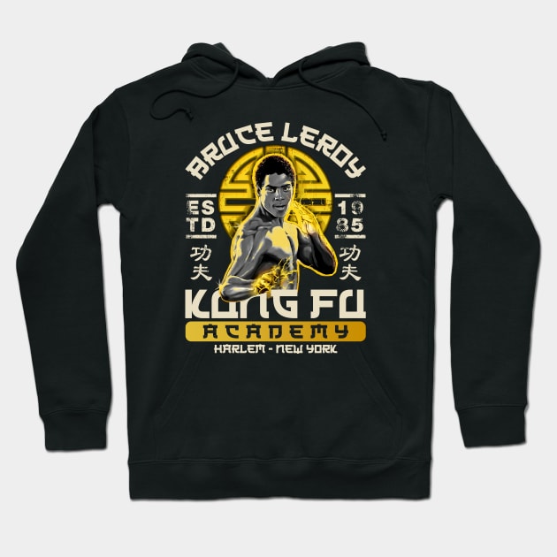 Bruce Leroy Kung Fu Academy 1985 Hoodie by sepatubau77